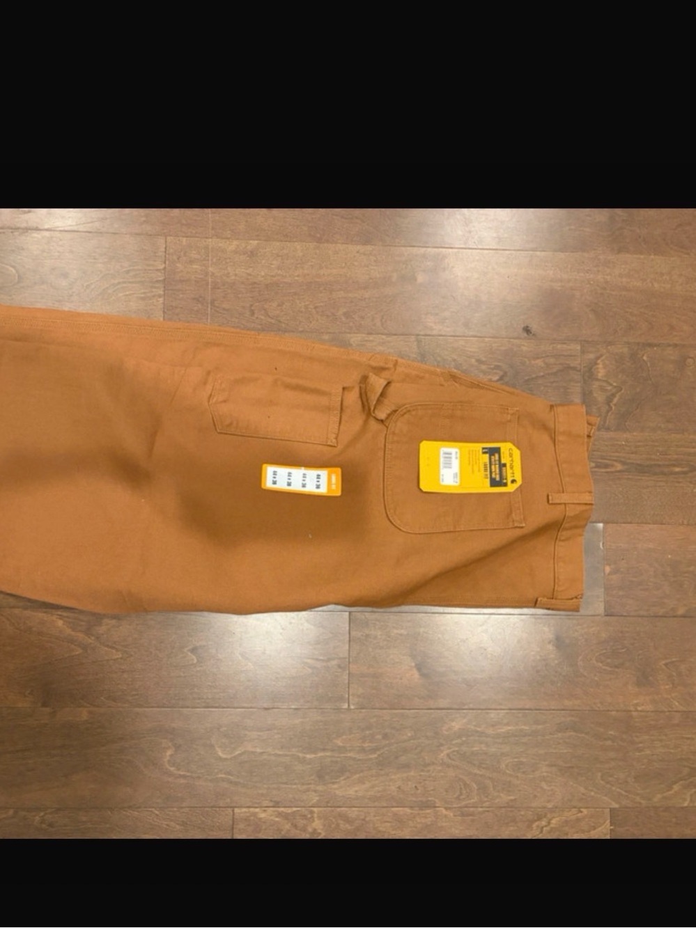 Carhartt Men's Tan/ Brown Cargo Work Pants - Rugged Utility Trousers